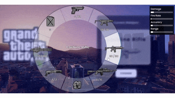 building the gta 5 weapon wheel using html, css and javascript.gif
